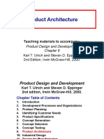 Product Architecture: Teaching Materials To Accompany