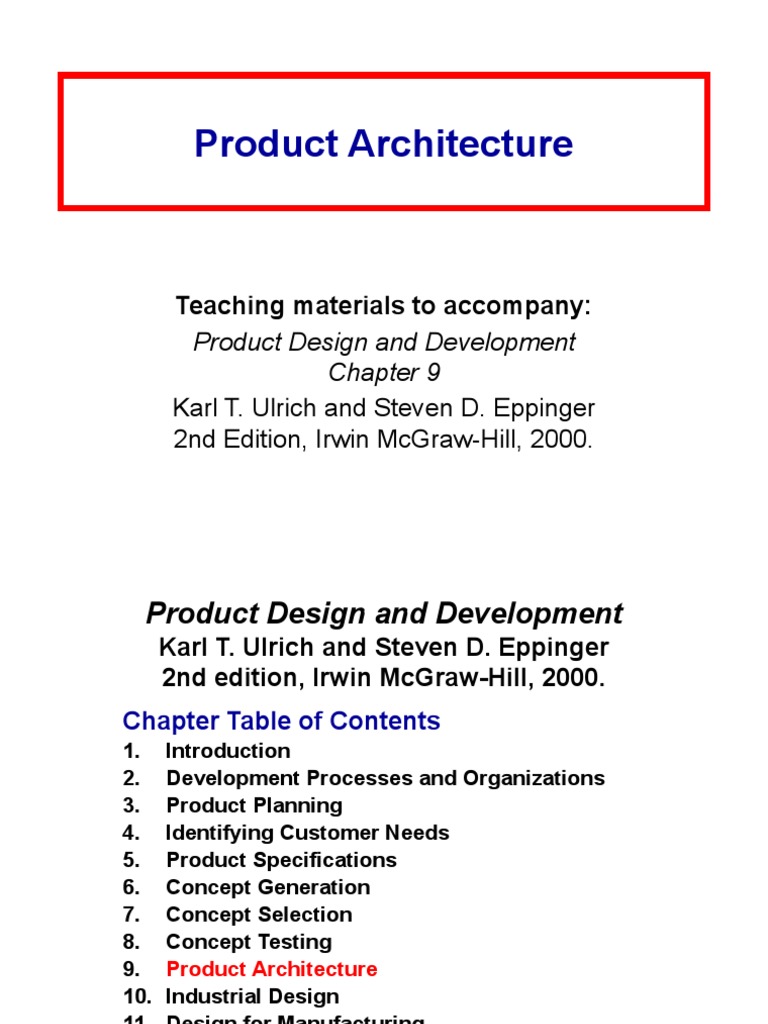 Modular vs Integral Product Architecture | PDF | Printer (Computing ...