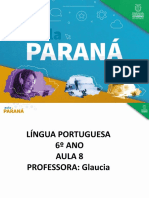 EnsFundII Língua Portuguesa 6ºano Slides Aula 08