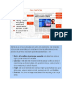 Rúbrica y estructura noticia