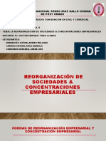 La Reorganización de Sociedades & Concentraciones Empresariales OKOK