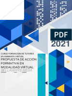 Propuesta de Acción Formativa en Modalidad Virtual