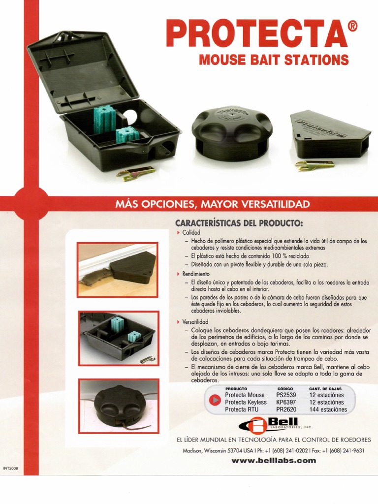 Ficha Tecnica Protecta Mouse Bait Stations PDF