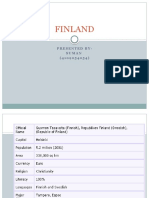 Finland: Presented By-Suman (4 1 0 9 0 5 4 0 5 4)