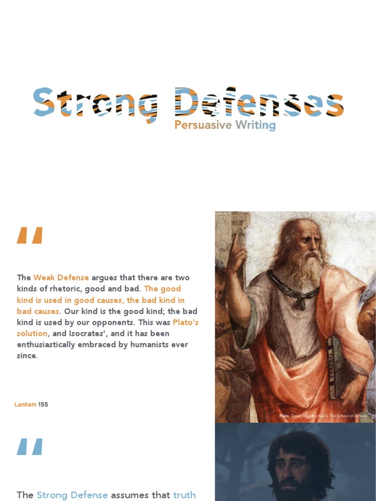 ENGL 3850: Strong Defenses (FA21) | PDF | Rhetoric | Philosophical Theories