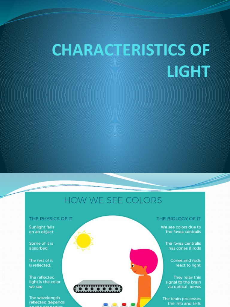 Characteristics of Light PDF