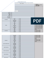 Template Form Pendataan