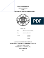 Laporan Praktikum Ekologi Hutan Acara 6 Analisis Vegetasi Metode Line Intercept