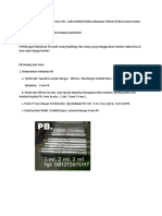 Perhitungan Kebutuhan PB Ruangan Radiologi