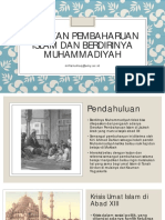 Gerakan Pembaharuan Islam Dan Berdirinya Muhammadiyah