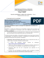 Guía de Actividades y Rúbrica de Evaluación - Unidad 1 - Fase 1 - Reconocimiento Del Curso