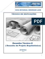 Apostila-Faetec-Etehl - Desenho Técnico Ii e PF - Arquitetônico-2015