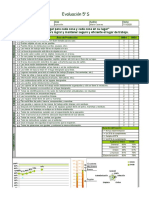 Evaluación 5S área producción