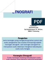 PENGERTIAN ETNOGRAFI