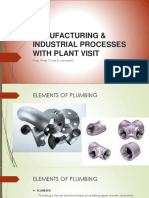 Manufacturing & Industrial Processes With Plant Visit: Engr. Peter Clyde B. Lamadrid