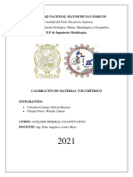 Calibración para Materiales Volumétricos