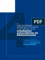 Estilos de Liderazgo en Estudiantes de Administración