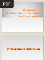 Performance Management Execution, Feedback System