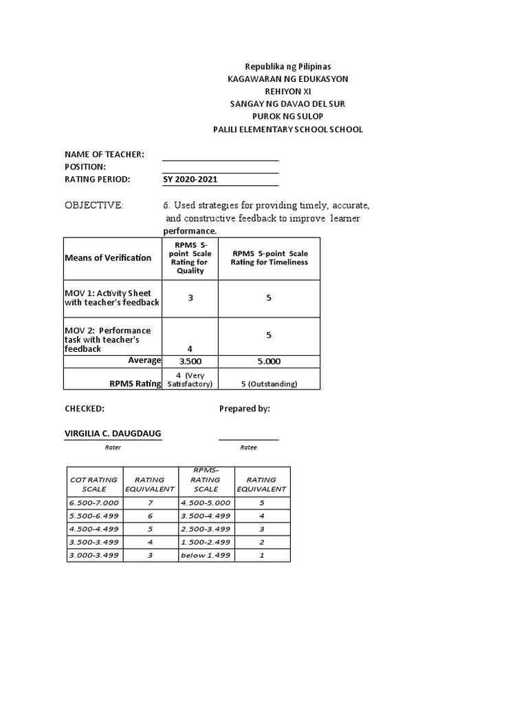 Cot Summary For T I To Tiii PDF Educational Psychology Applied Psychology