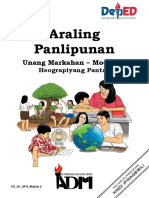 AralingPanlipunan8 Quarter1 Module2 Heograpiyang-Pantao V2