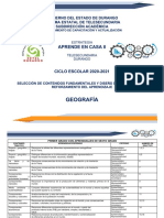 Geografia Criterios Seleccion Contenidos Fundamentales