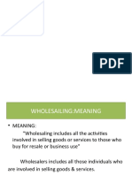 Wholesailing