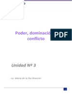 Poder, Dominación y Conflicto