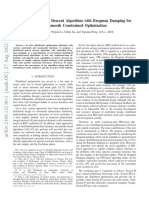 Distributed Mirror Descent Algorithm with Bregman Damping