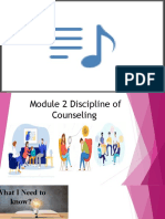 Module 2 Discipline of Counseling