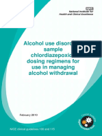 Sample Chlordiazepoxide Dosing Regimens for Use in Managing Alcohol Withdrawal PDF 4489950493