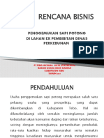 Rencana Bisnis Sapi Potong