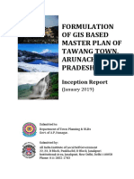 Inception Report Tawang Master Plan Arunachal