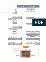 Calculo de Materiales de Una Pared