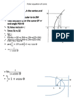 Lecture 22 Polar Equation Conic