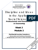 PDF Diass q1 Mod2 Professional and Practitioners in Counseling PDF - Compress