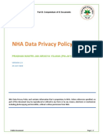 NHA Data Privacy Policy: Pradhan Mantri Jan Arogya Yojana (Pm-Jay)