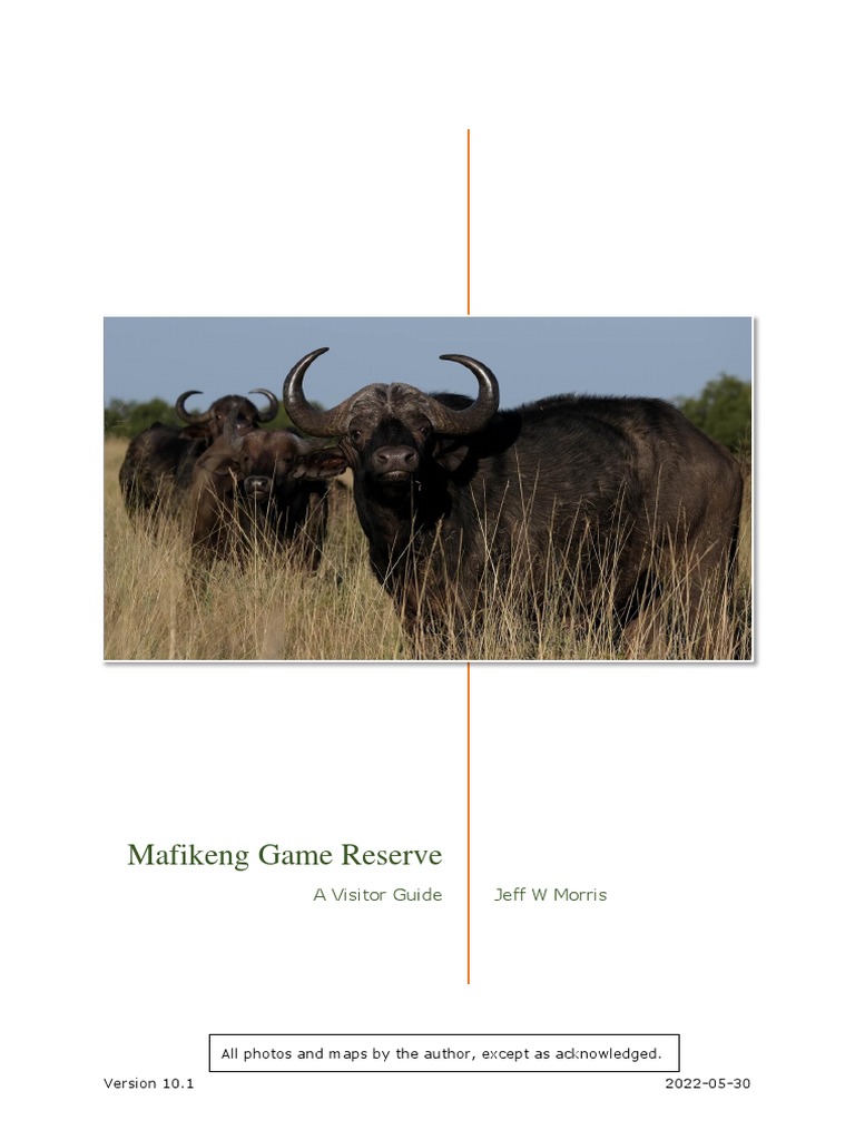 Mafikeng Game Reserve Visitor Guide PDF Earth Sciences Rock (Geology)