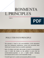 Environmenta L Principles: Unit 3