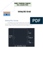 Solving RCL Circuit