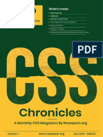 CSS Chronicles July 2021