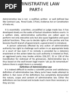 Download ADMINISTRATIVE LAW PART-I by Anubhuti Shree SN52231354 doc pdf