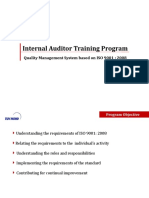 Internal Auditor Training - QMS