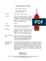 Moyau Rose Fact Sheet