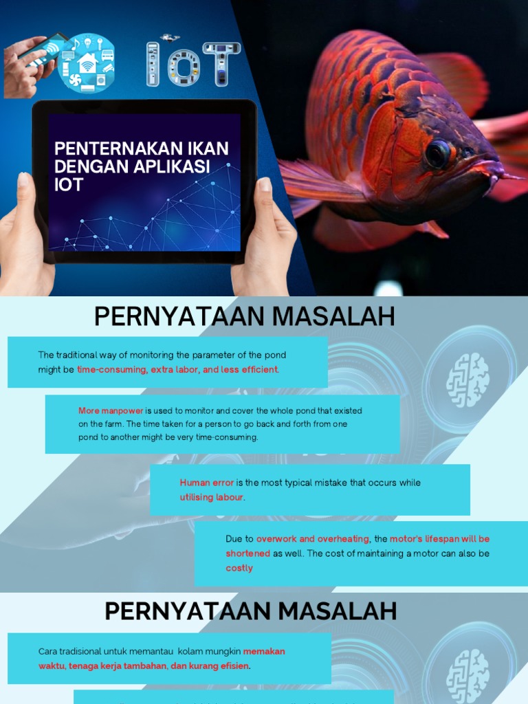 Penternakan Ikan Dengan Aplikasi Iot | PDF