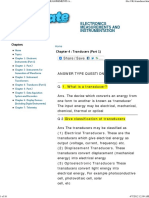 Chapter 4 - Tranducers (Part 1) - ELECTRONICS MEASUREMENTS AND INSTRUMENTATION