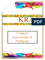 Content, Knowledge & Pedagogy: (Type Here)