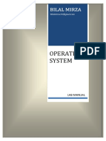 Operating System: Lab Manual