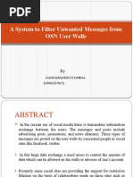 A System To Filter Unwanted Messges From Osn User Walls - Nannapaneni Jyoshna (18nk1d5815)