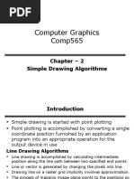 Computer Graphics Comp565: Chapter - 2 Simple Drawing Algorithms