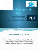 Exposer Du Rapport de Stage Informatique en Sncpa